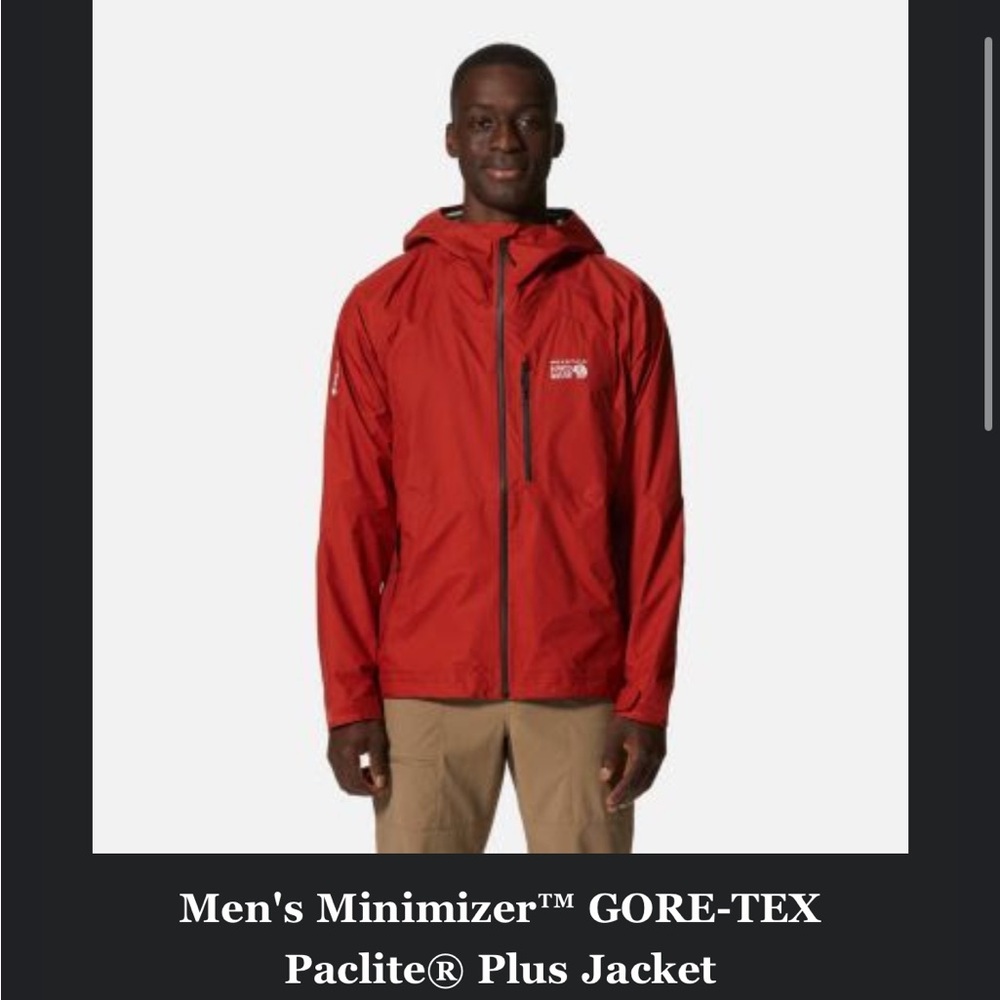 Men's Minimizer™ GORE-TEX
Paclite® Plus Jacket - Size Small